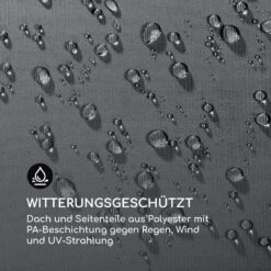 Mondo Gartenpavillon Partyzelt Gazebo 295x262x295 Stahl Polyester -Einrichtungsgeschäft 10034763 de 0005 logo
