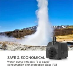 Riverrun Gartenbrunnen Zimmerbrunnen Indoor Outdoor 12W Pumpe LED-Ring -Einrichtungsgeschäft 10034777 yy 0008 logo Blumfeldt Riverrun Gartenbrunnen Zimmerbrunnen