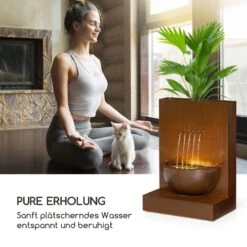 Windflower Gartenbrunnen Pflanzschale 11 W Indoor & Outdoor Verzinkt -Einrichtungsgeschäft 10034778 de 0002 logo