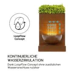 Windflower Gartenbrunnen Pflanzschale 11 W Indoor & Outdoor Verzinkt -Einrichtungsgeschäft 10034778 de 0005 logo