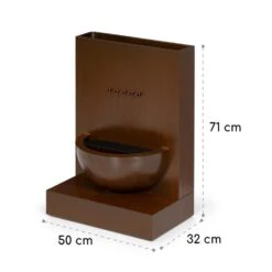 Windflower Gartenbrunnen Pflanzschale 11 W Indoor & Outdoor Verzinkt -Einrichtungsgeschäft 10034778 yy 0009 logo Blumfeldt Windflower Gartenbrunnen Zimmerbrunnen