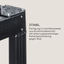 Pantheon RemoteShade Pavillon Motor-Dach 3x3m 280g/m² PE Aluminium -Einrichtungsgeschäft 10034781 de 0005 logo