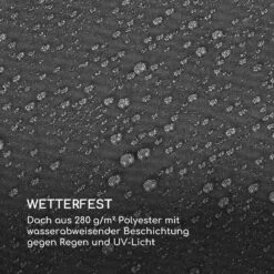 Pantheon RemoteShade Pavillon Motor-Dach 3x3m 280g/m² PE Aluminium -Einrichtungsgeschäft 10034781 de 0006 logo