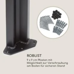 Pantheon RemoteShade Pavillon Motor-Dach 3x3m 280g/m² PE Aluminium -Einrichtungsgeschäft 10034781 de 0008 logo