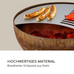 Savage Feuerschale Mit Grill  Ø: 60,5 Cm Stahl Inkl. Wetterschutz Rost -Einrichtungsgeschäft 10034800 de 0003 logo