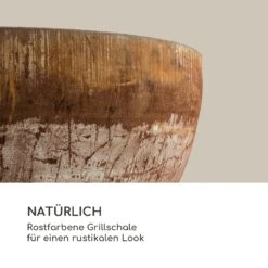 Savage Feuerschale Mit Grill  Ø: 60,5 Cm Stahl Inkl. Wetterschutz Rost -Einrichtungsgeschäft 10034800 de 0005 logo