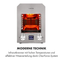 Hannibal Hochtemperaturgrill Indoor 2.200W 850°C Edelstahl Silber 13 Hannibal Hochtemperaturgrill Indoor 2.200W 850°C Edelstahl Silber -Einrichtungsgeschäft 10034803 de 0003 logo