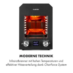 Hannibal Hochtemperaturgrill Indoor 2.200W 850°C Edelstahl Schwarz 13 Hannibal Hochtemperaturgrill Indoor 2.200W 850°C Edelstahl Schwarz -Einrichtungsgeschäft 10034804 de 0003 logo