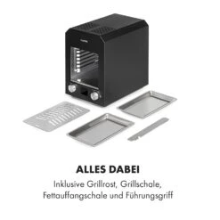 Hannibal Hochtemperaturgrill Indoor 2.200W 850°C Edelstahl Schwarz 18 Hannibal Hochtemperaturgrill Indoor 2.200W 850°C Edelstahl Schwarz -Einrichtungsgeschäft 10034804 de 0008 logo