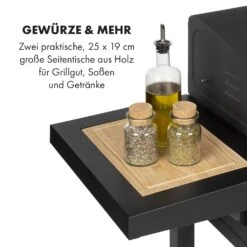 Meat Machine Holzkohlegrill BBQ 45x32,5cm Thermometer Bodenrollen -Einrichtungsgeschäft 10034819 de 0005 logo