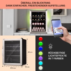 Coachella 60 Kühlschrank 60 Liter WiFi-Funktion Hintergrundbeleuchtung -Einrichtungsgeschäft 10034821 de 0006 usp