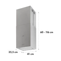 Structura Inselabzugshaube Abluft 641 M³/h Max. LED-Licht Edelstahl -Einrichtungsgeschäft 10034849 yy 0009 logo