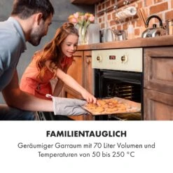 Elizabeth Einbaubackofen Retro 2200W 70L 50 - 250 °C Timer Display -Einrichtungsgeschäft 10034881 de 0003 logo