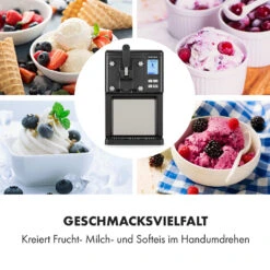 Sweet Sundae Eiscrememaschine Kompressor 1,5l Edelstahl Schwarz -Einrichtungsgeschäft 10034911 de 0004 logo