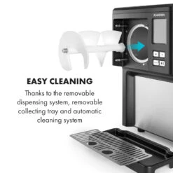 Sweet Sundae Eiscrememaschine Kompressor 1,5l Edelstahl Schwarz -Einrichtungsgeschäft 10034911 uk 0008 logo Klarstein Sahnehaeubchen Eiscrememaschine schwarz