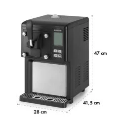 Sweet Sundae Eiscrememaschine Kompressor 1,5l Edelstahl Schwarz -Einrichtungsgeschäft 10034911 yy 0010 logo Klarstein Sahnehaeubchen Eiscrememaschine schwarz