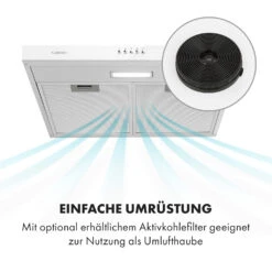 Contempo Unterbau-Dunstabzugshaube 60cm 175m³/h LED Edelstahl Acryl Weiß -Einrichtungsgeschäft 10034960 de 0003 logo