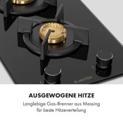 Goldflame Domino Gaskochfeld 2-flammig Messing-Brenner Glaskeramik -Einrichtungsgeschäft 10034971 de 0003 logo