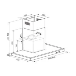 Limelight Dunstabzugshaube 60cm Wandhaube 600m³/h Schwarz 20 Limelight Dunstabzugshaube 60cm Wandhaube 600m³/h Schwarz -Einrichtungsgeschäft 10034977 yy 0010 logo Klarstein Limelight Dunstabzugshaube 60cm schwarz
