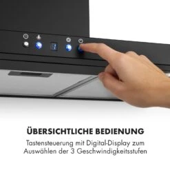 Limelight Dunstabzugshaube 90cm Wandhaube 600m³/h Schwarz -Einrichtungsgeschäft 10034978 de 0008 logo