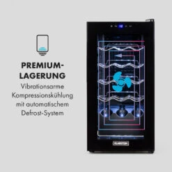 Shiraz 15 Slim Uno Weinkühlschrank 44l Touch-Bedienfeld 5-18°C 16 Shiraz 15 Slim Uno Weinkühlschrank 44l Touch-Bedienfeld 5-18°C -Einrichtungsgeschäft 10035025 de 0005 logo