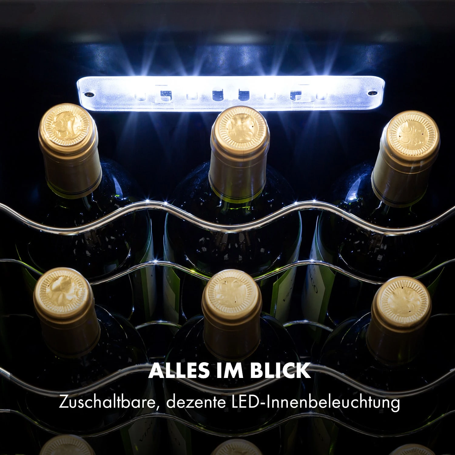 Shiraz 15 Slim Uno Weinkühlschrank 44l Touch-Bedienfeld 5-18°C 8 Shiraz 15 Slim Uno Weinkühlschrank 44l Touch-Bedienfeld 5-18°C – Bild 6