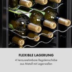 Shiraz 15 Slim Uno Weinkühlschrank 44l Touch-Bedienfeld 5-18°C 19 Shiraz 15 Slim Uno Weinkühlschrank 44l Touch-Bedienfeld 5-18°C -Einrichtungsgeschäft 10035025 de 0008 logo