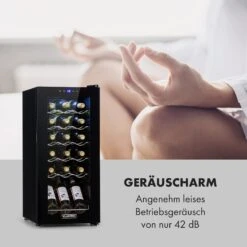 Shiraz 18 Slim Uno Weinkühlschrank 50l 18Fl Touch-Bedienfeld 5-18°C -Einrichtungsgeschäft 10035026 de 0009 logo
