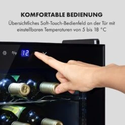 Shiraz 28 Uno Weinkühlschrank 74l 28Fl Touch-Bedienfeld 5-18°C -Einrichtungsgeschäft 10035029 de 0004 logo
