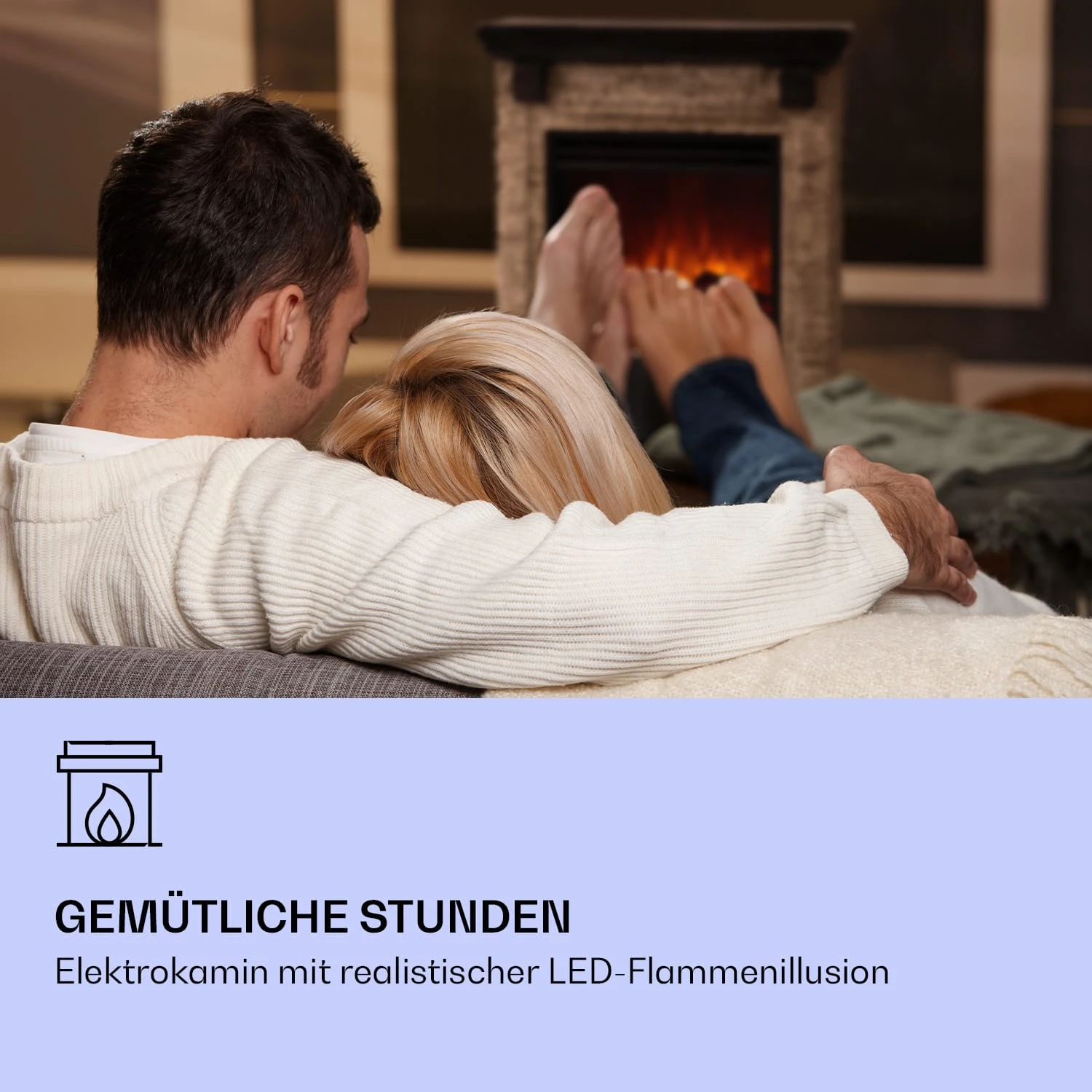 Etna Elektrokamin 1800W Wochentimer Fernbedienung LED 6 Etna Elektrokamin 1800W Wochentimer Fernbedienung LED – Bild 4