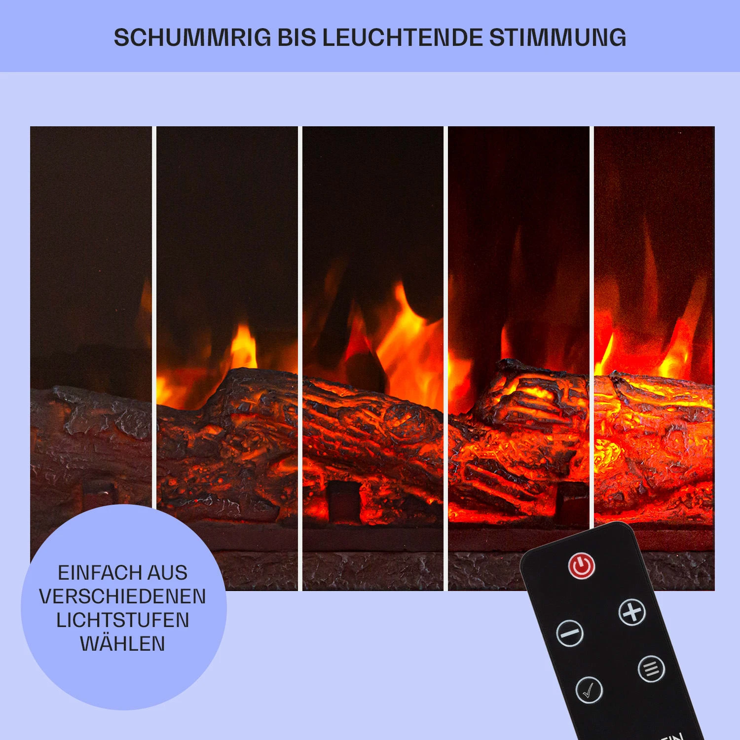 Etna Elektrokamin 1800W Wochentimer Fernbedienung LED 9 Etna Elektrokamin 1800W Wochentimer Fernbedienung LED – Bild 7