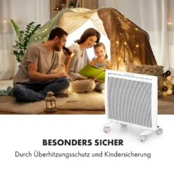 Klarstein Hot Spot Slimcurve Double Wave 2-in-1 Heizgerät 1000W Wochentimer Weiß -Einrichtungsgeschäft 10035059 de 0007 logo
