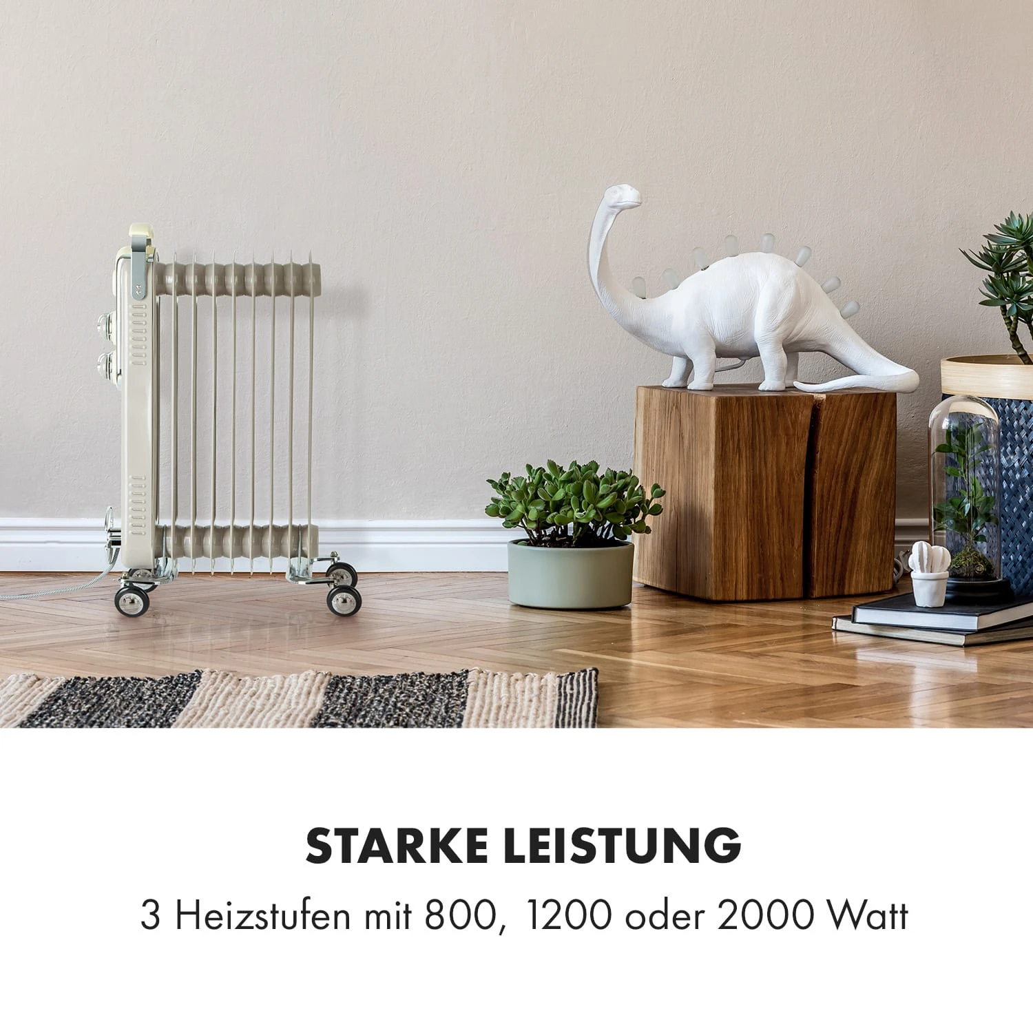 Thermaxx Retroheat Ölradiator 2000W Bodenrollen 4 Thermaxx Retroheat Ölradiator 2000W Bodenrollen – Bild 2