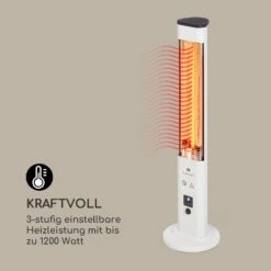 Heat Guru Plus Outdoor Heizstrahler 1200W 3 Heizstufen Fernbedienung -Einrichtungsgeschäft 10035096 de 0007 logo