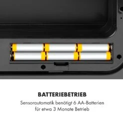 Touchless Black Stainless Steel Müllsammler Sensor 72L 4 Behälter ABS / PP / Edelstahl Schwarz -Einrichtungsgeschäft 10035097 de 0008 logo