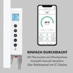 Wonderwall Air Art Smart Infrarotheizung 60x60cm 350W Wandinstallation App-Steuerung Berge -Einrichtungsgeschäft 10035113 de 0007 logo