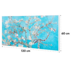Wonderwall Air Art Smart Infrarotheizung 120x60cm 700W Wandinstallation App-Steuerung Mandelblüten -Einrichtungsgeschäft 10035127 yy 0009 logo Klarstein WonderwallAirArt Smart 700W60x120 Blsm