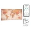 Wonderwall Air Art Smart Infrarotheizung 120x60cm 700W Wandinstallation App-Steuerung Weltkarte -Einrichtungsgeschäft 10035128 yy 0001 titel Klarstein WonderwallAirArt Smart 700W60x120 Map