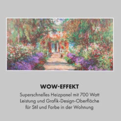 Wonderwall Air Art Smart Infrarotheizung 120x60cm 700W Wandinstallation App-Steuerung Gartenweg -Einrichtungsgeschäft 10035134 de 0005 logo