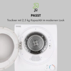 Jet Set 2500 Wäschetrockner Ablufttrockner 850W EEK C 2,5kg 50cm -Einrichtungsgeschäft 10035137 de 0006 logo