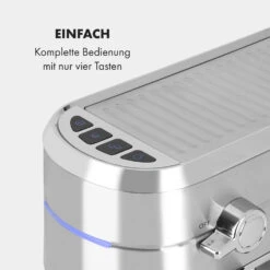 Futura Espressomaker 20 Bar 1450 Watt 20 Bar Wassertank: 1,25 Liter Rostfreier Edelstahl 17 Futura Espressomaker 20 Bar 1450 Watt 20 Bar Wassertank: 1,25 Liter Rostfreier Edelstahl -Einrichtungsgeschäft 10035183 de 0006 logo