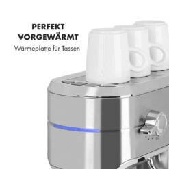 Futura Espressomaker 20 Bar 1450 Watt 20 Bar Wassertank: 1,25 Liter Rostfreier Edelstahl 19 Futura Espressomaker 20 Bar 1450 Watt 20 Bar Wassertank: 1,25 Liter Rostfreier Edelstahl -Einrichtungsgeschäft 10035183 de 0008 logo