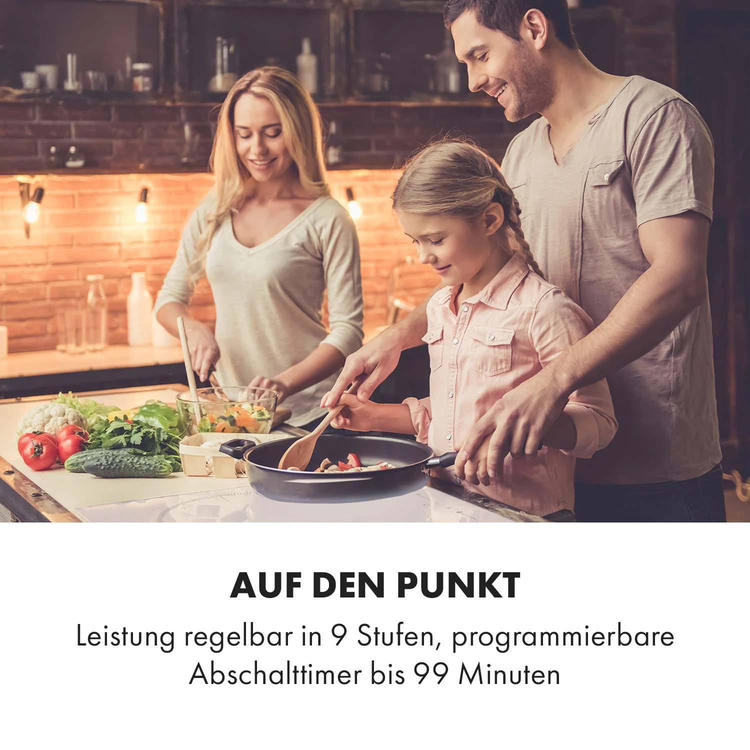 Delicatessa 90 Hybrid Einbaukochfeld Induktion 5 Zonen 7400W 4 Delicatessa 90 Hybrid Einbaukochfeld Induktion 5 Zonen 7400W – Bild 2