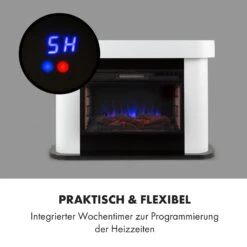 Aargau Smart Elektrischer Kamin 1000/2000W LED 18-27 °C Wochentimer -Einrichtungsgeschäft 10035204 de 0010 logo
