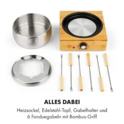 Bambus Fondue Edelstahl-Topf 800W 11 Bambus Fondue Edelstahl-Topf 800W -Einrichtungsgeschäft 10035221 de 0004 logo