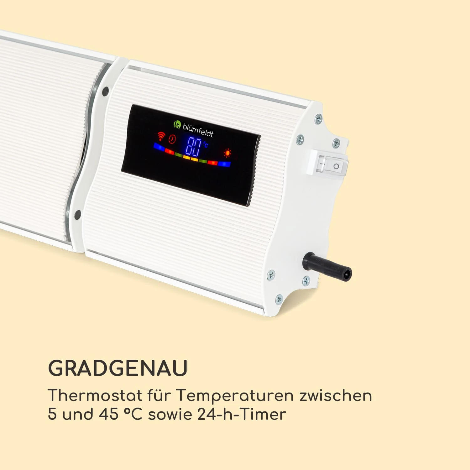 Cosmic Beam Smart 24 Infrarot-Heizstrahler 2400W App-Steuerung Fernbedienung 7 Cosmic Beam Smart 24 Infrarot-Heizstrahler 2400W App-Steuerung Fernbedienung – Bild 5