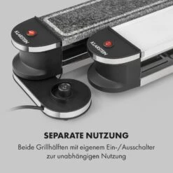 Tenderloin 50/50 Raclette-Grill 1200W 8 Personen Natursteinplatte Metallgrillplatte -Einrichtungsgeschäft 10035260 de 0005 logo