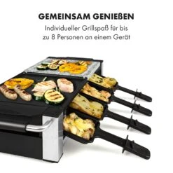 Bistecca Raclette 1200W Metall / Stein 8 Personen Kontroll-LED 14 Bistecca Raclette 1200W Metall / Stein 8 Personen Kontroll-LED -Einrichtungsgeschäft 10035293 de 0005 logo