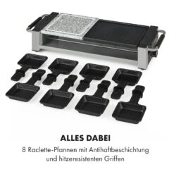 Bistecca Raclette 1200W Metall / Stein 8 Personen Kontroll-LED 15 Bistecca Raclette 1200W Metall / Stein 8 Personen Kontroll-LED -Einrichtungsgeschäft 10035293 de 0006 logo