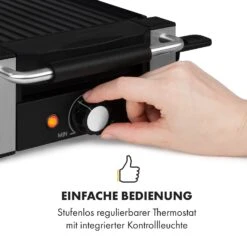 Bistecca Raclette 1200W Metall / Stein 8 Personen Kontroll-LED 16 Bistecca Raclette 1200W Metall / Stein 8 Personen Kontroll-LED -Einrichtungsgeschäft 10035293 de 0007 logo